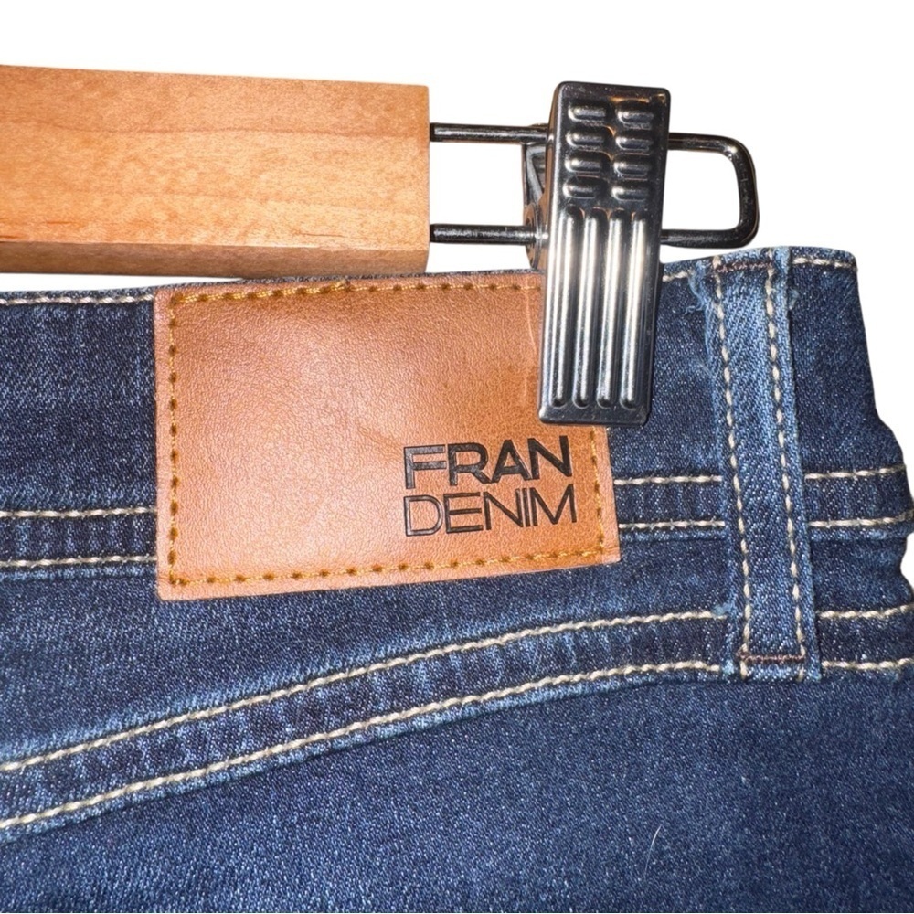FRAN DENIM April Super High Rise Skinny Jeans Dark Wash Lifters’ Size 27 - Picture 7 of 14